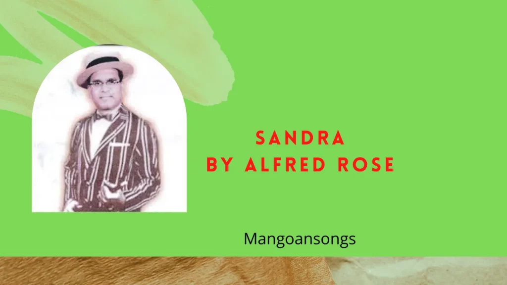 Sandra - Alfred Rose - Lyrics | Konkani Song