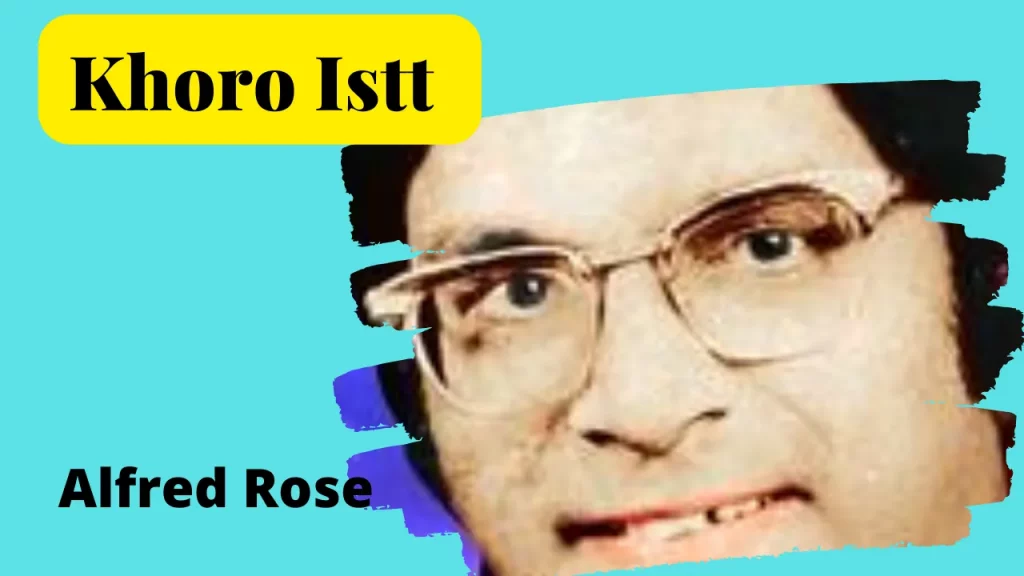 Khoro Istt Lyrics | Alfred Rose