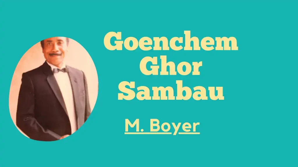 Goenchem Ghor Sambau Lyrics | M. Boyer
