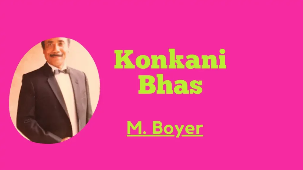 Konkani Bhas Lyrics | M Boyer